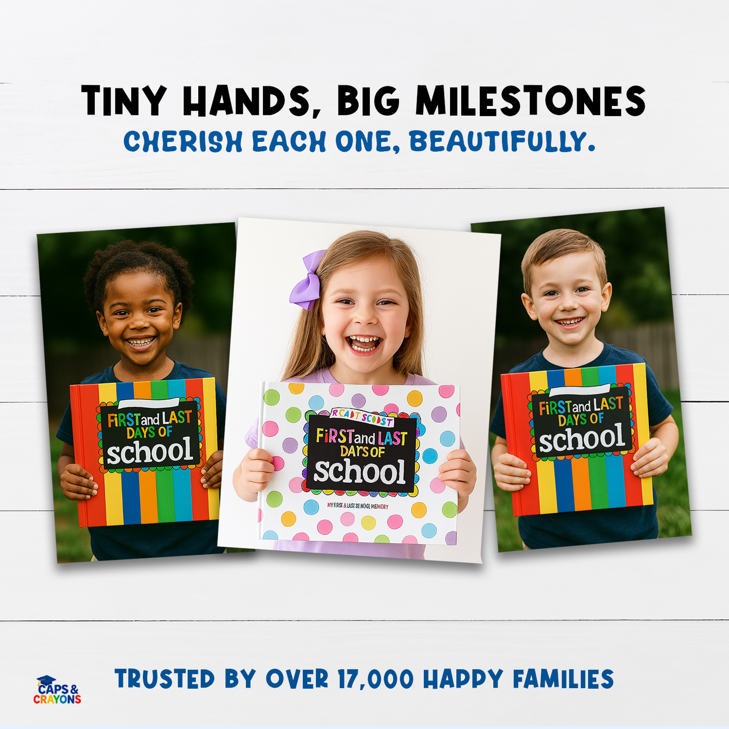Back to School Sale - Caps & Crayons Memory Book