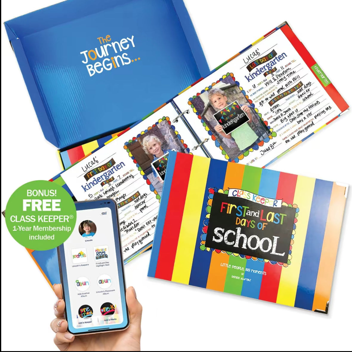 Back to School Sale - Caps & Crayons Memory Book