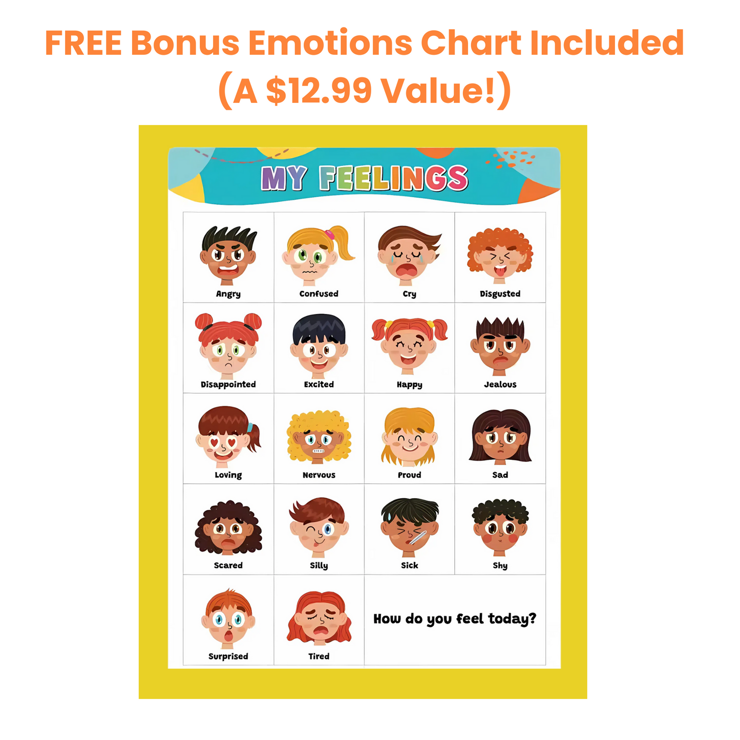 Feelings & Emotions Flipbook for Kids