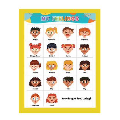 Emotions Learning Chart
