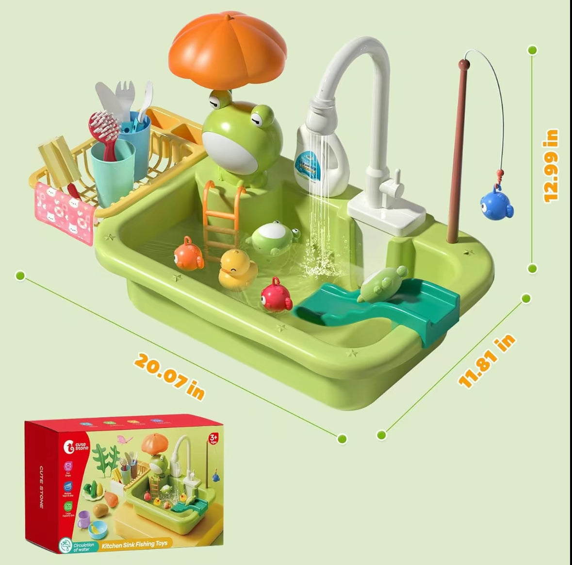 Play Sink with Running Water