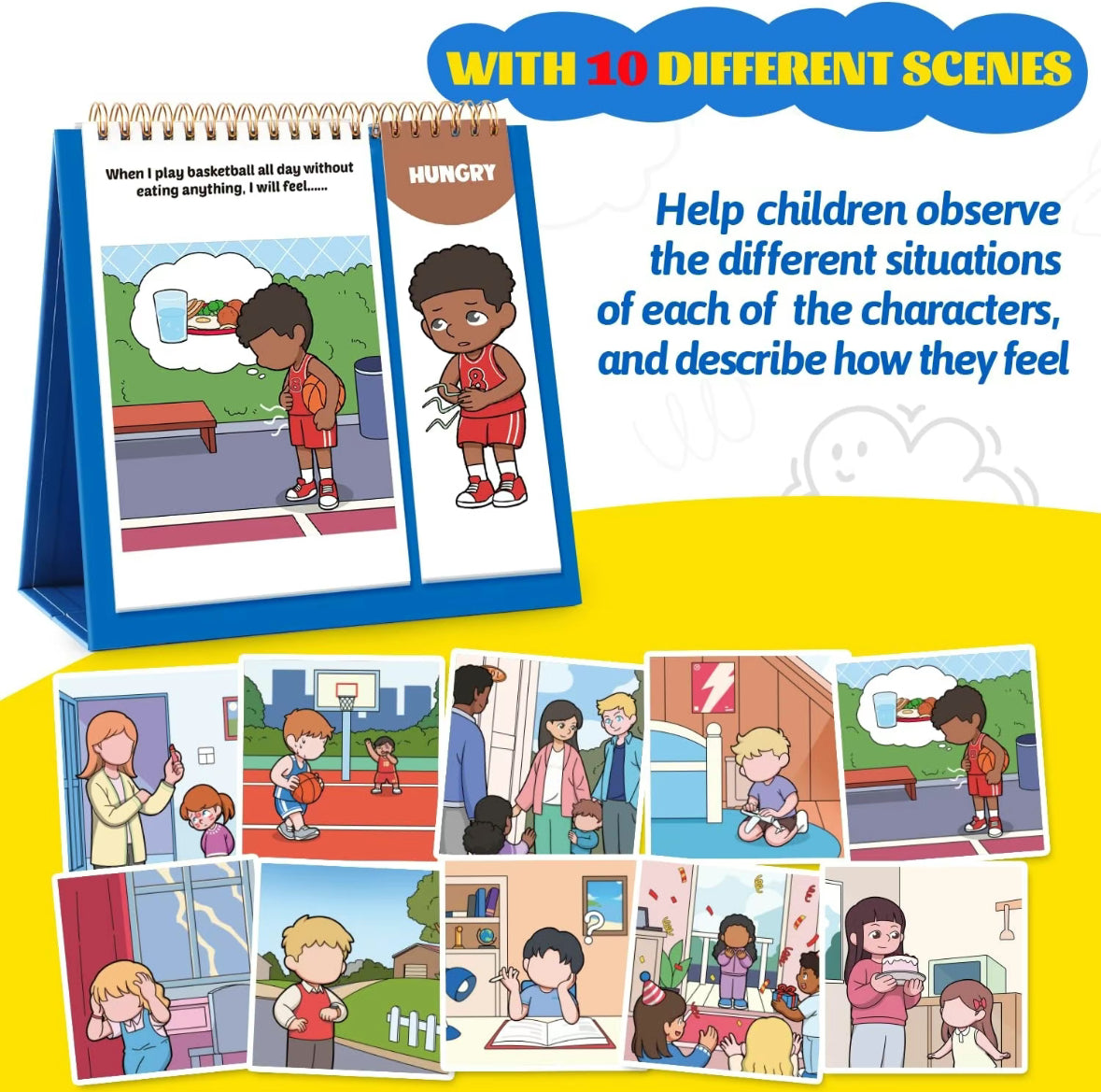 Feelings & Emotions Flipbook for Kids