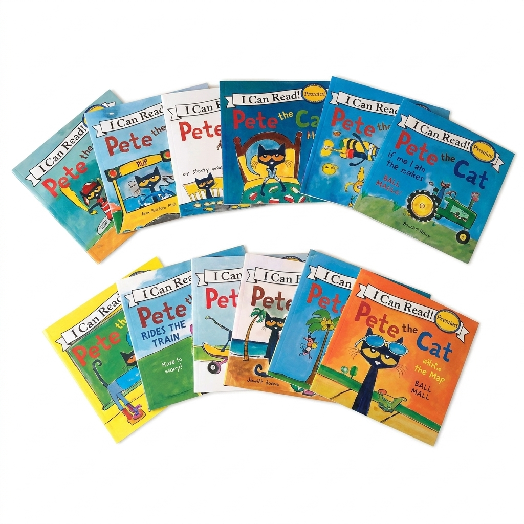 Pete the Cat 12-Book Phonics Box Set