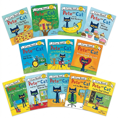Pete the Cat 12-Book Phonics Box Set